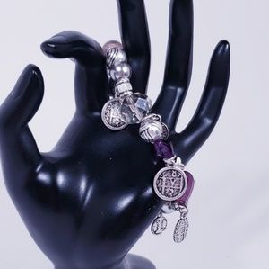 Premier Designs Jewelry - Passionista Purple and Silver Bracelet Premier Designs Jewelry - Passionista Purple and Silver Bracelet